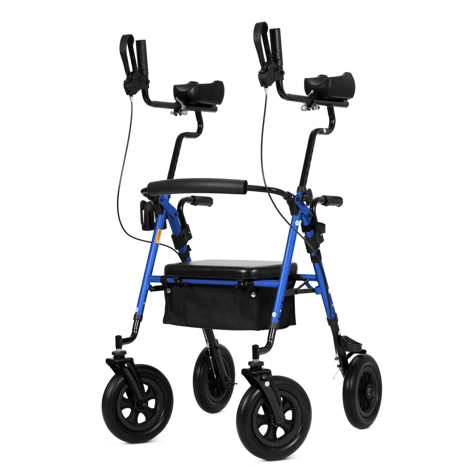 HFK-9236T4 All Terrain Dual-Brake Upright Walker 10″ Wheels